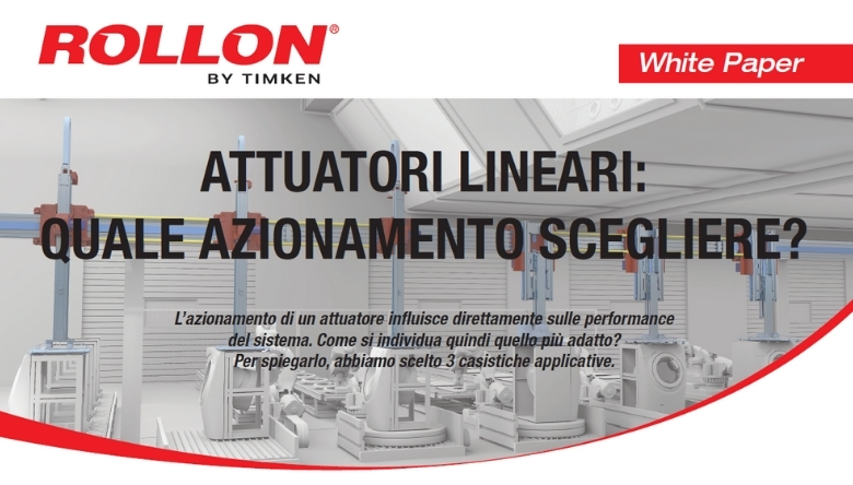 Copertina - Attuatori lineari quale azionamento scegliere