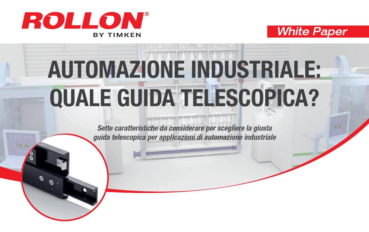 Copertina - automazione industriale quale guida telescopica