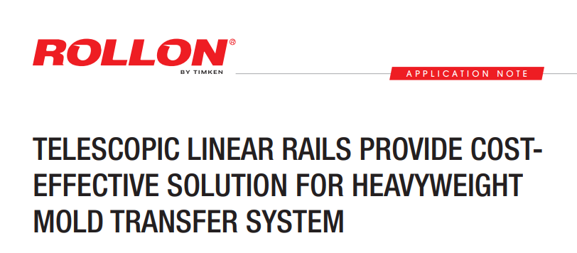 Linea telescopic rail provides cost effetcive solution