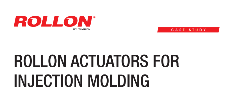 rollon actuators for injection molding banner